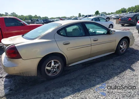 2004 Pontiac Grand Prix Gt2 z USA, uszkodzony, nr VIN 2G2WS522X41321476